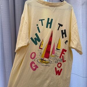 Yellow Scotch and Soda T-Shirt with Sailboat Design